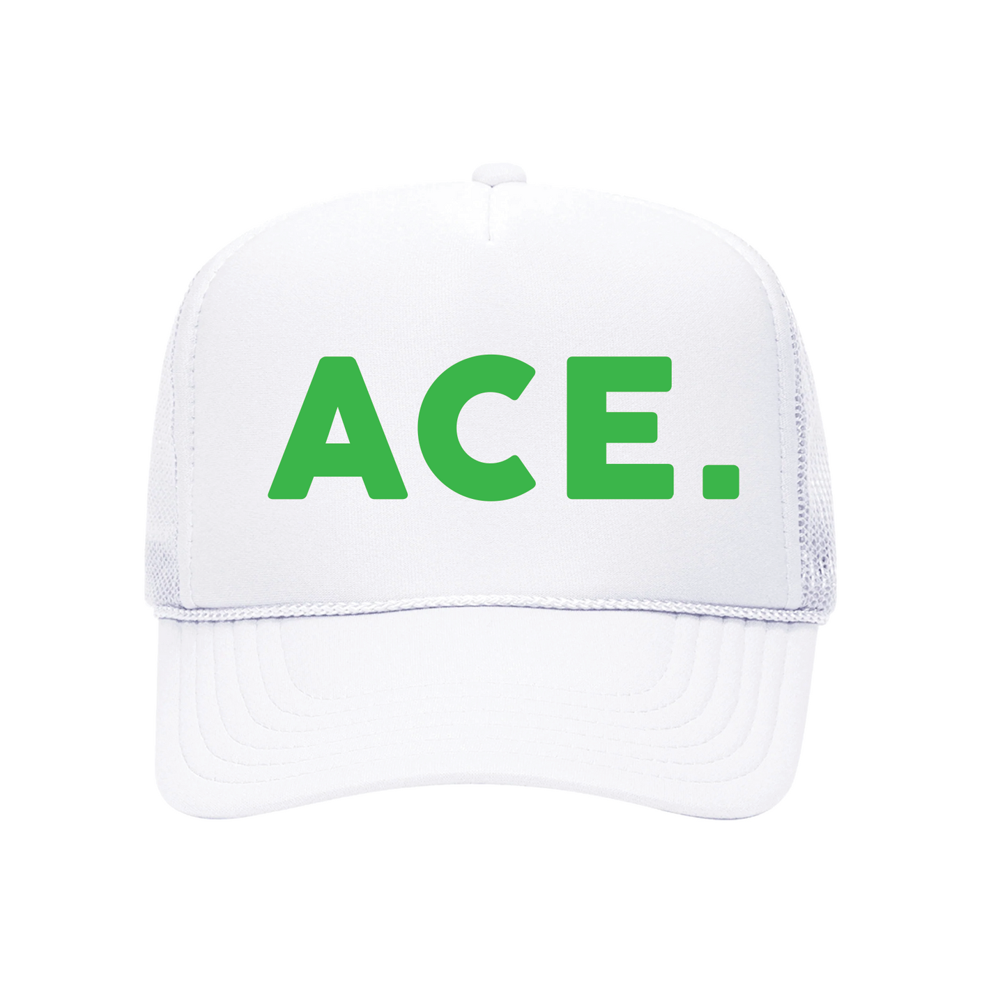 COURT JUNKIES® CLASSIC EMBROIDERED DETAIL ACE. TRUCKER HAT